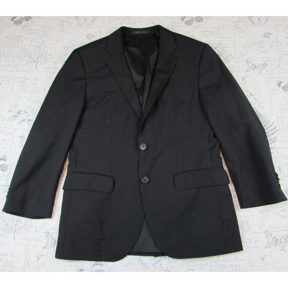 Hugo Boss Guabello Blazer Jacket Black Wool Single Breasted Jam75/Sharp 3 36S - Picture 3 of 8